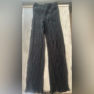 Zara black flare pants size small